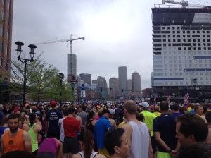 view from the starting line