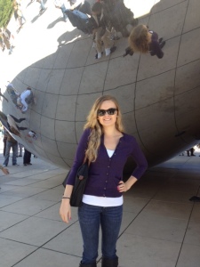 mandatory photo with the bean